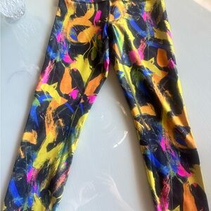 Lululemon Athletica Multicolor Abstract Leggings